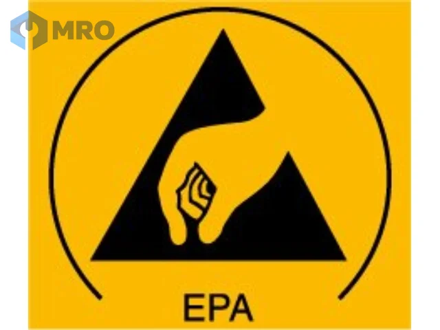 Warmbier 2850.3025 ESD-symbol, type EPA-label