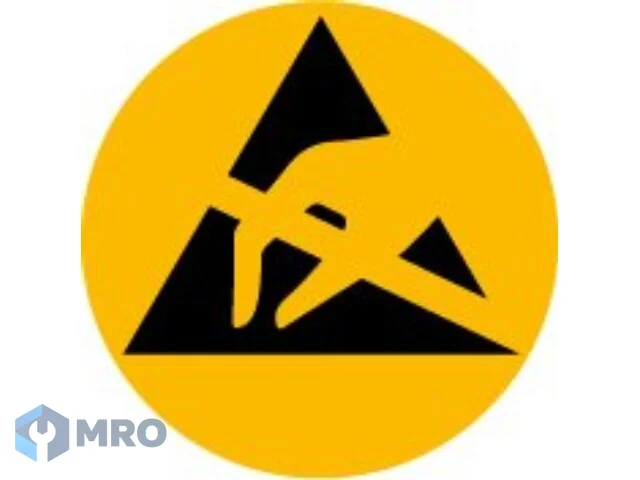 Warmbier 2850.6 Warning label, round diamteter 6 mm / Paper
