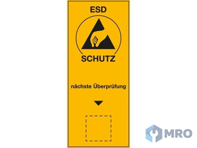 Warmbier 2850.B.4090 Warning label " ESD Schutz"
