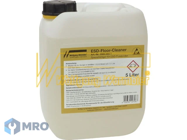Warmbier 2900.560.1 ESD floor cleaner, 5 litre can
