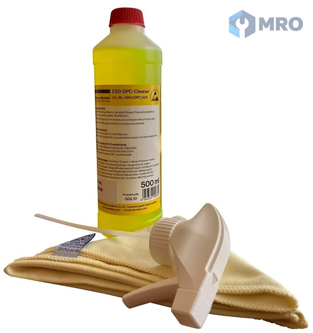 Warmbier 2900.DPC.500.SET ESD-DPC Cleaner SET (Cleaner and microfiber cloth)