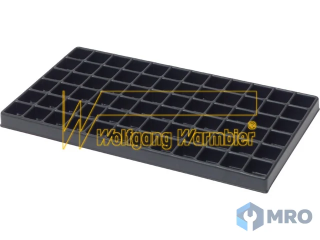 Warmbier 5150.367.F72 ESD inlay, 72 compartments size compartments 20 x 22 mm