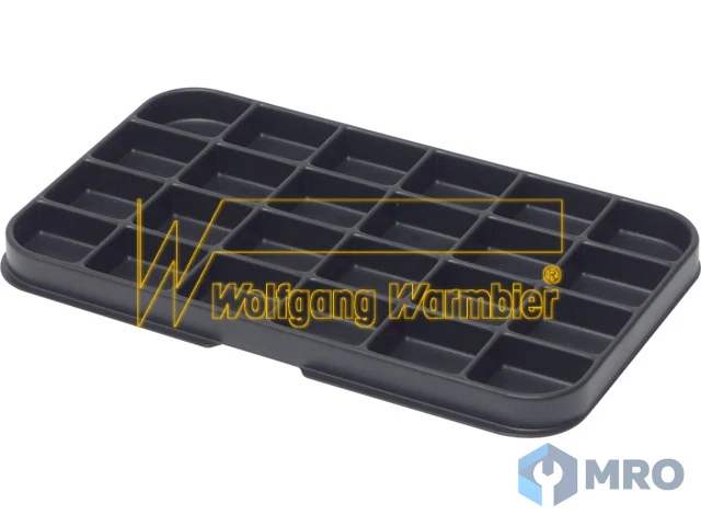 Warmbier 5150.380.F24 ESD inlay, 24 compartments size compartments 28 x 24 mm