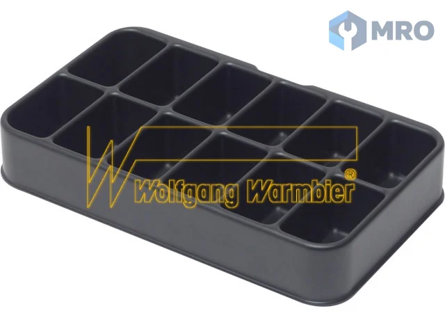 Warmbier 5150.381.F12 ESD inlay, 12 compartments size compartments 45 x 25 mm