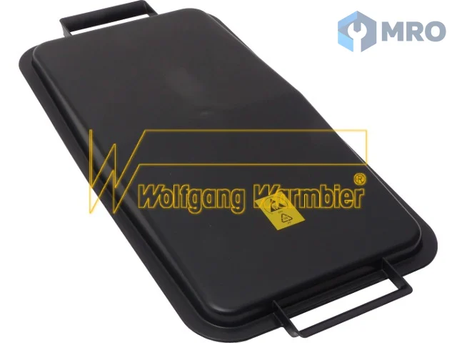 Warmbier 5180.860.D Lid for use bin, 60 litres conductive, black