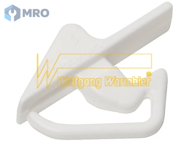Warmbier 5310.99.1 Snap lock, white, for tote boxes
