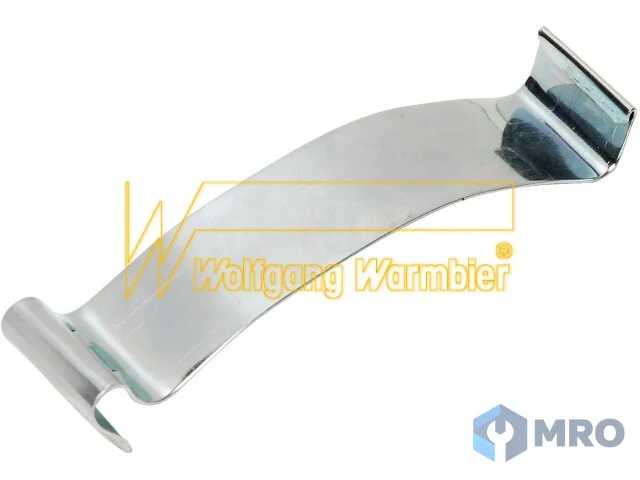 Warmbier 5310.99.2 Label clamp, stainless steel, for tote boxes