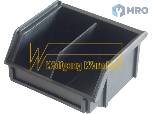 Warmbier 5320.6D Storage bin - conductive, with separator 95 x 100 x 50 mm