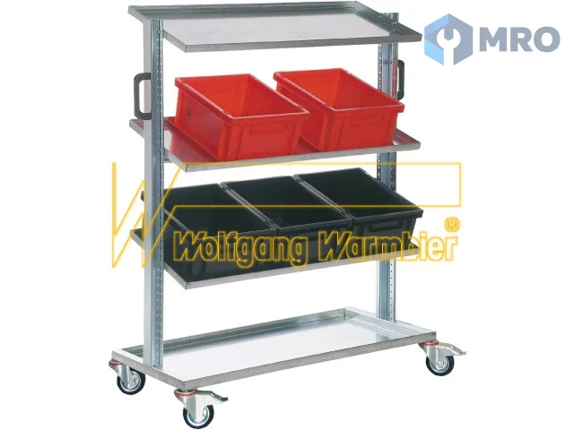 Warmbier 5390.1210.01 Storage cart, 4 shelves 1040 x 540 x 1280 mm