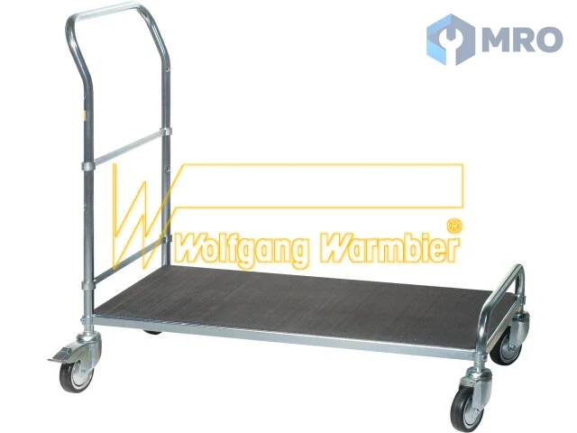 Warmbier 5390.510.N Utility cart metal handle with ECOSTAT® Anti slip mat