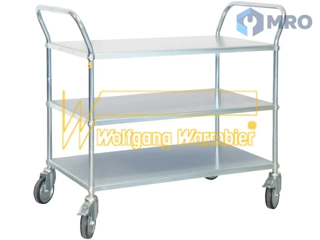 Warmbier 5390.700 Utility Cart with 3 shelves and ESD table mat