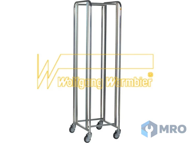Warmbier 5390.FB.E Transport rolli for storage bins, 470 x 585 x 1880 mm