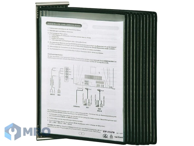Warmbier 5600.100 TARIFOLD IDP-STAT® Wall mounting frame,10 doc. holders