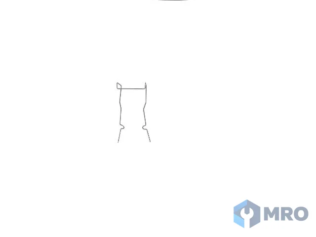 Warmbier 5600.150.M.CL Panel blocker f. wall mounting frame (magnetic) unit =2 pcs.