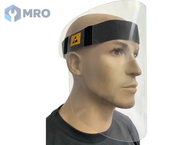 Warmbier 5710.GS.500 ESD face protection with headband (hook-and-loop)