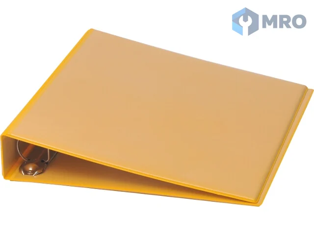 Warmbier 5710.RB.Y.30 Ring binders A4 PVC IDP-STAT back width 30mm/4 rings yellow
