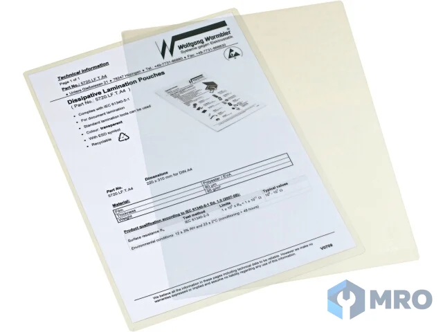 Warmbier 5720.LF.T.A4 Laminating foil DIN A4, transparent