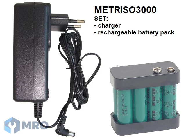 Warmbier 7100.3000.Z50X.SET Charger and rechargeable battery pack for Metriiso3000