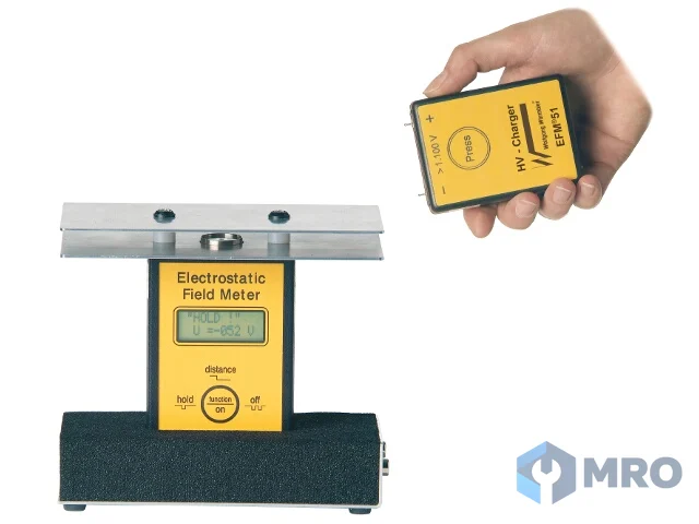 Warmbier 7100.EFM51.CPS Electrostatic field meter EFM® 51 with charged plate set