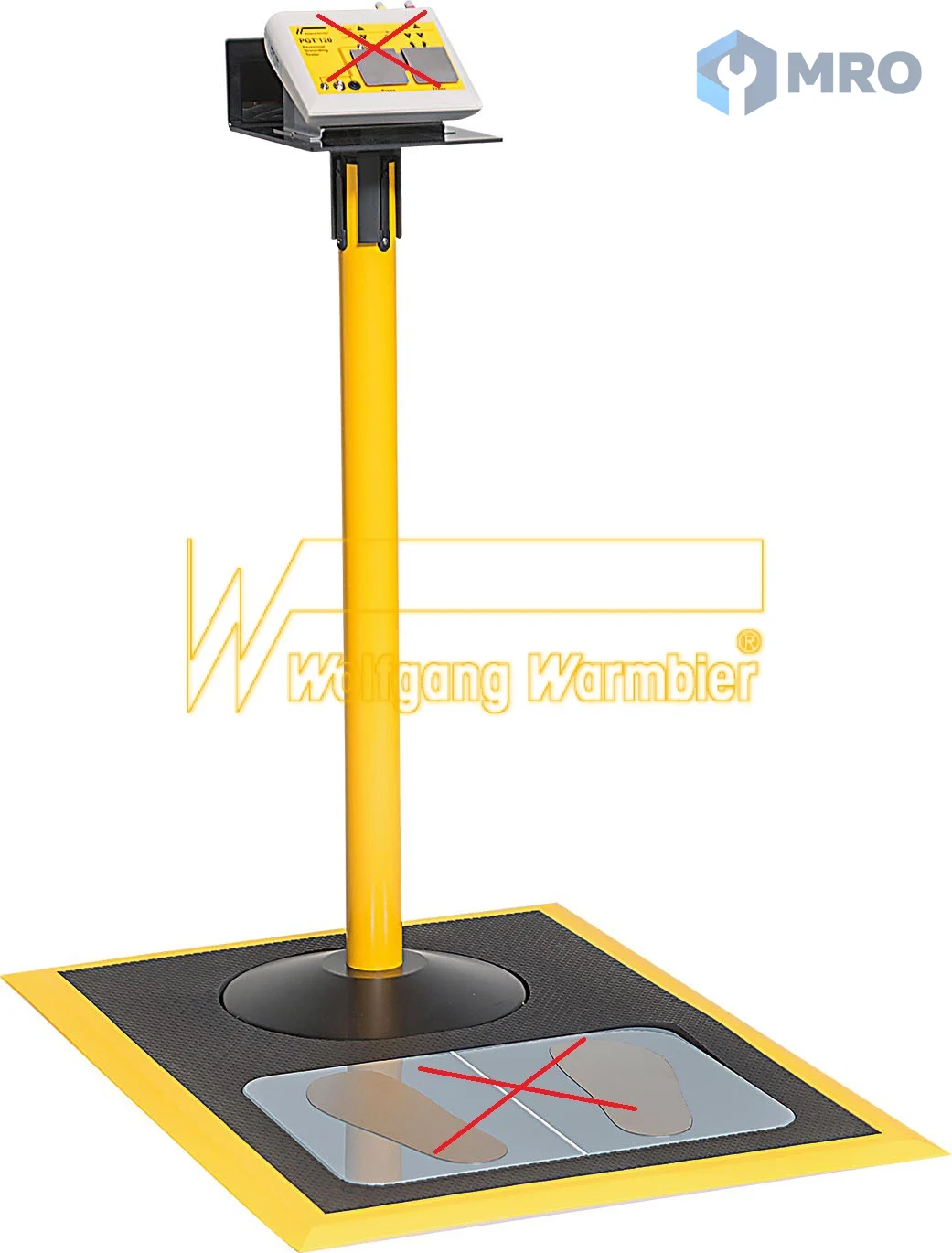 Warmbier 7100.PGT120.TERM.SET Steel post for PGT®120 with holder