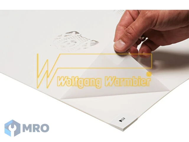 Warmbier 8160.2645.W tacky mats 660x1150 mm white 30 sheets/mat, 4 mats/box