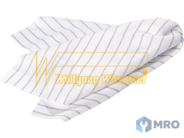 Warmbier 8850.WP ESD wipes, white conductive fibres