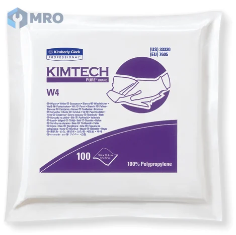 Crecia 63111 ผ้าเช็ดห้องคลีนรูม Kimtech Pure W4 ขนาด 30×30 ซม.