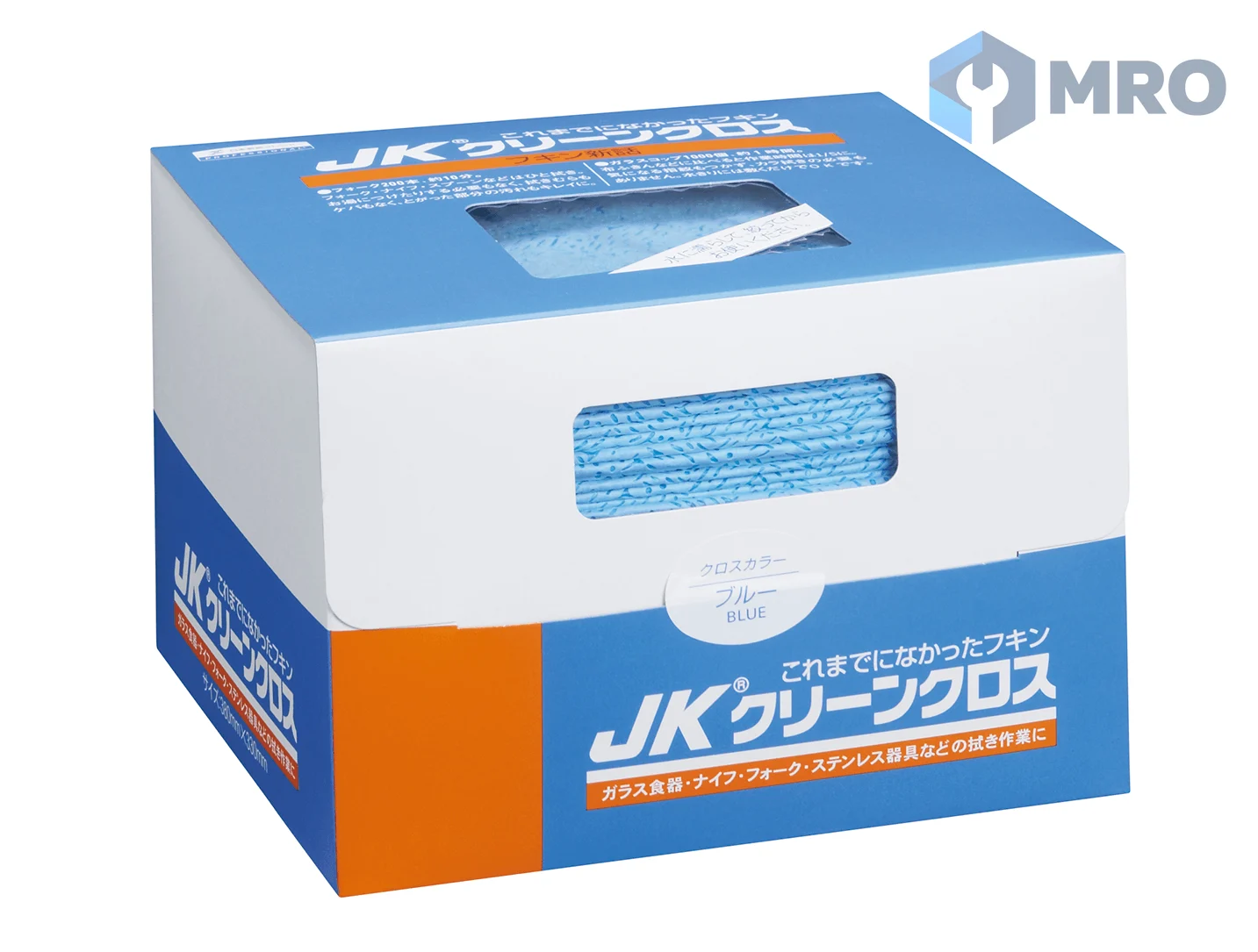 Nippon Paper Crecia 65100 ผ้าเช็ดงานนอนวูฟเวน Crecia JK Clean Cloth 65100 สีฟ้า (ลัง 600 แผ่น)