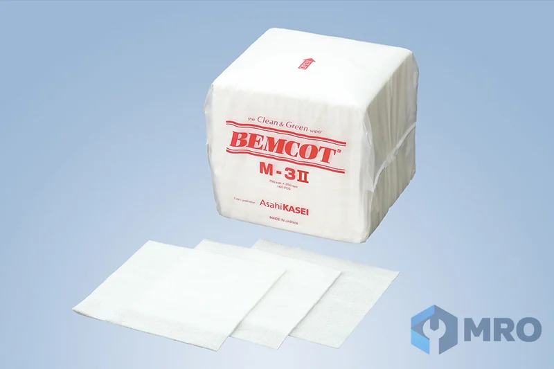 Ozu Corporation (BEMCOT) M-3II (BM-3-2) ผ้าเช็ดงานละเอียด BEMCOT M-3II ขนาด 250 × 250 มม. (ลัง 30 ถุง × 100 แผ่น)